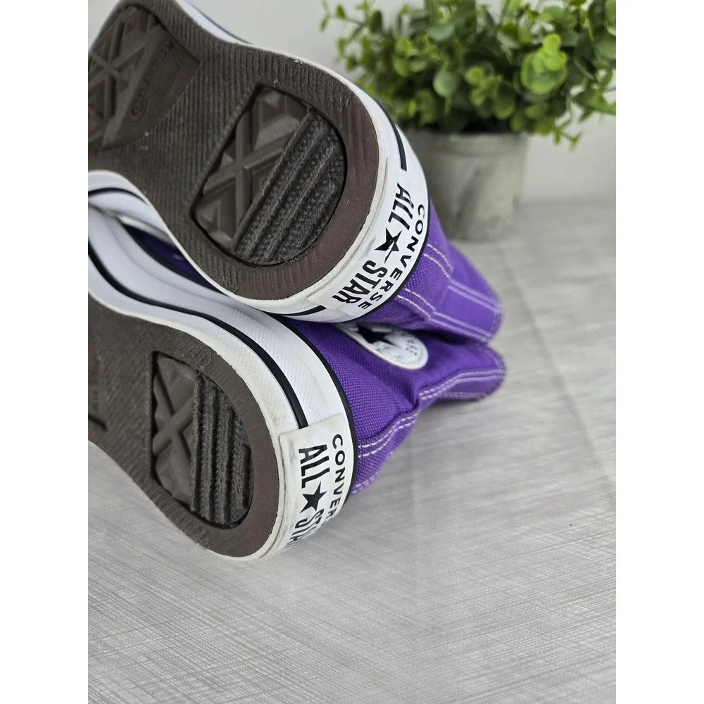 Converse Chuck Taylor All Star Purple High Top Sneakers Womens 7 Mens 5 - Picture 11 of 12